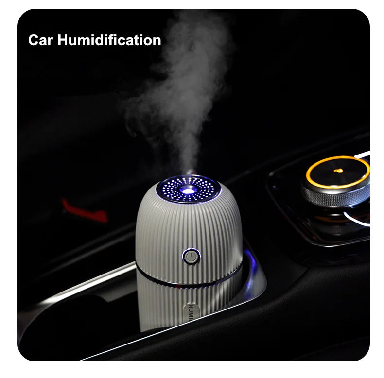 Humidifier Ultrasonic USB Essential Oil Diffuser Romantic Color Night Lamp