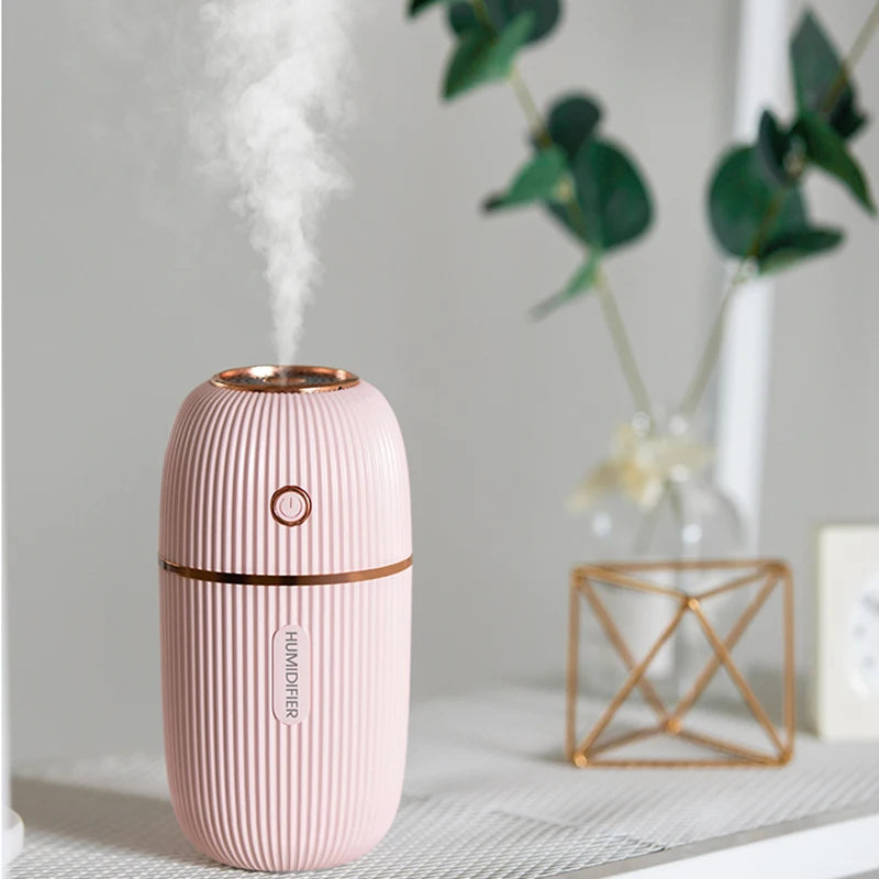 Humidifier Ultrasonic USB Essential Oil Diffuser Romantic Color Night Lamp