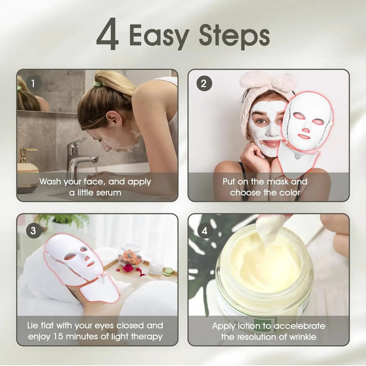 7 Light Therapy Skin Care Led Mask