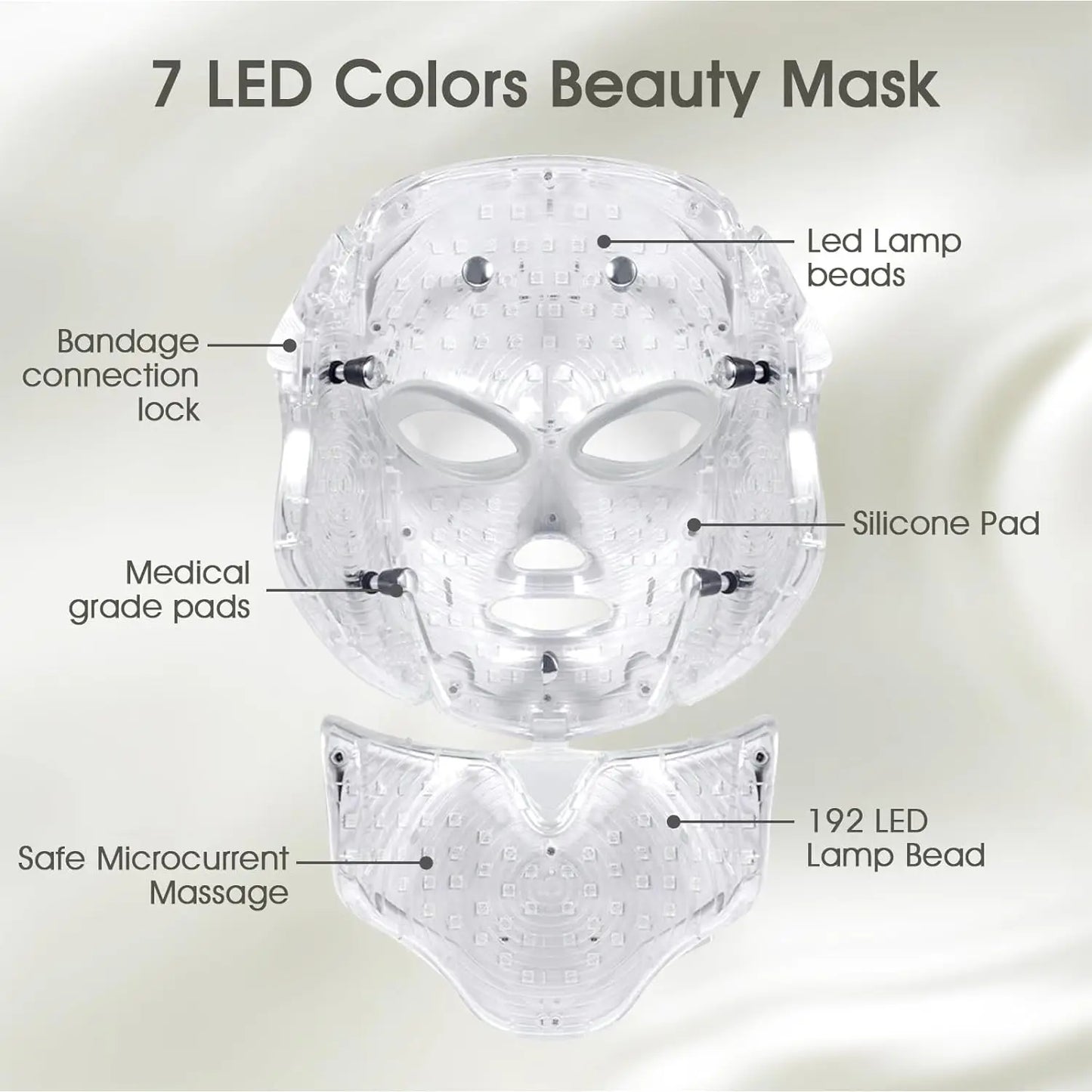 7 Light Therapy Skin Care Led Mask