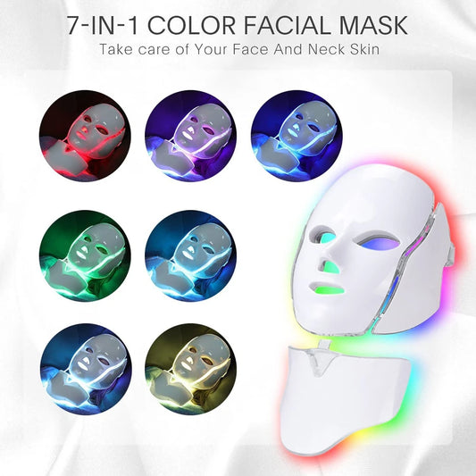 7 Light Therapy Skin Care Led Mask