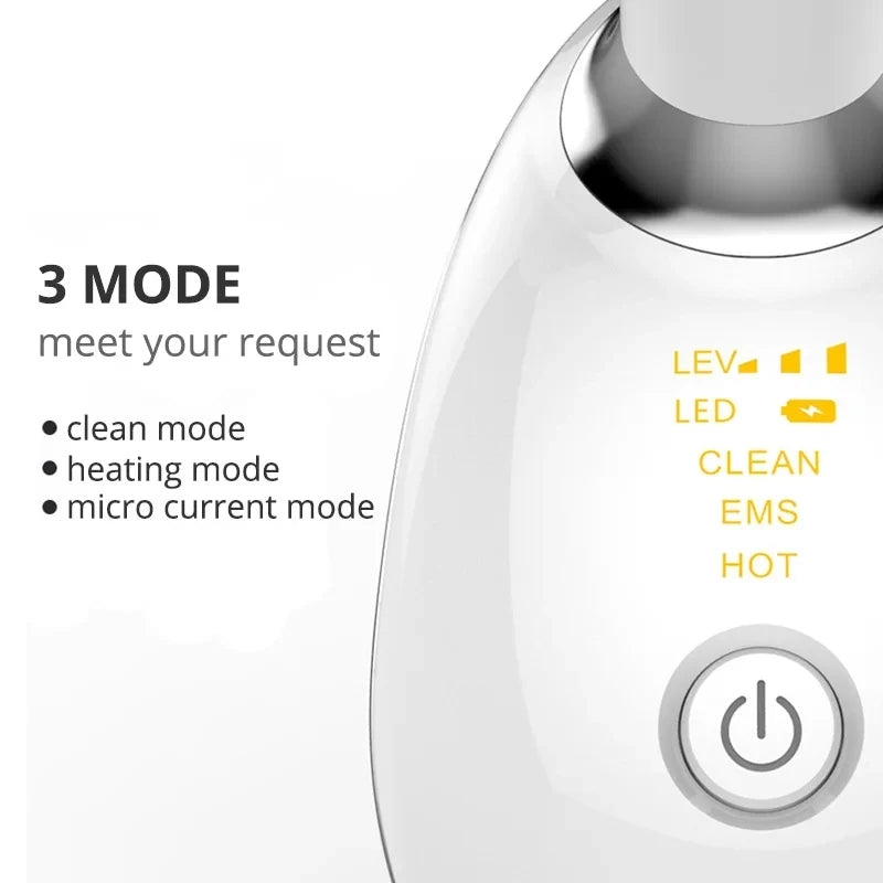 electric LED photon treatment micro-current anti-wrinkle and face massager