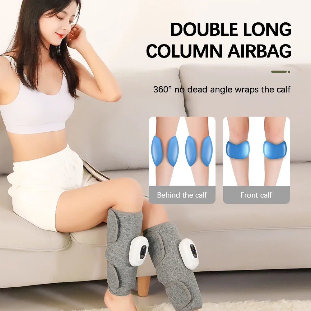 Electric Leg Massager Air Compression for Pain Relief 360° Air Pressure